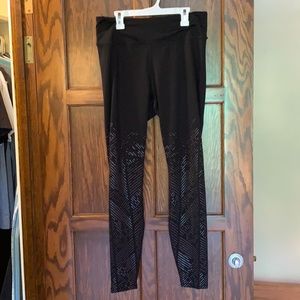 H&M women's large black sports leggings